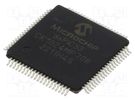 IC: dsPIC microcontroller; 1024kB; 128kBSRAM; TQFP80; 3÷3.6VDC MICROCHIP TECHNOLOGY