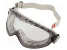 Safety goggles; Lens: transparent; Classes: 1; sealed 3M