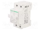 Fuse base; for DIN rail mounting; Poles: 2 SCHNEIDER ELECTRIC