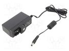 Power supply: switched-mode; mains,plug; 36VDC; 1A; 36W; Plug: none XP POWER