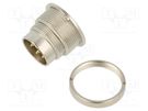 Connector: M16; socket; male; soldering; PIN: 5; 6A; 150V; straight BINDER