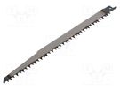 Hacksaw blade; wood; 240mm; 4teeth/inch; 3pcs. Milwaukee