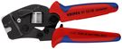 KNIPEX 97 53 09 Self-Adjusting Crimping Pliers for wire ferrules with front loading with multi-component grips burnished 190 mm