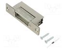 Electromagnetic lock; 12VDC; reversing,with mounting plate QOLTEC