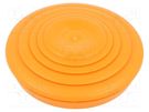 Grommet; elastomer thermoplastic TPE; orange; Øcable: 0÷34mm OBO BETTERMANN