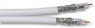 CABLE RG6U TWIN WHITE 100M