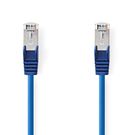 CAT5e Network Cable | SF/UTP | RJ45 Male | RJ45 Male | 20.0 m | Round | PVC | Blue | Label