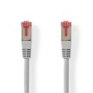 CAT6 Network Cable | RJ45 Male | RJ45 Male | SF/UTP | 10.0 m | Round | PVC | Grey | Label