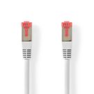 CAT6 Network Cable | RJ45 Male | RJ45 Male | S/FTP | 7.50 m | Round | PVC | White | Tag