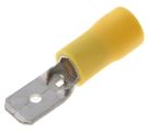 Kištukas 6.3mm geltonas 4.0-6.0mm² laidui (ST-271) RoHS
