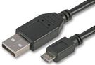 LEAD, USB A M-USB MICRO B M 1M BLK