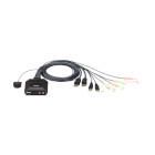 2-Port USB DisPlayPort Cable KVM Switch CS22DP-AT 4719264645525