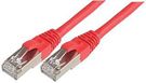 PATCH LEAD, CAT 6A, SFTP, RED 0.5M