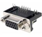 Connector:D-Sub HD;socket;female;PIN:15;angled;THT;UNC4-40
