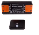 Wireless motion sensor 12-24Vdc, 8A, controller + PIR motion sensor, dimming function, black, Design Light