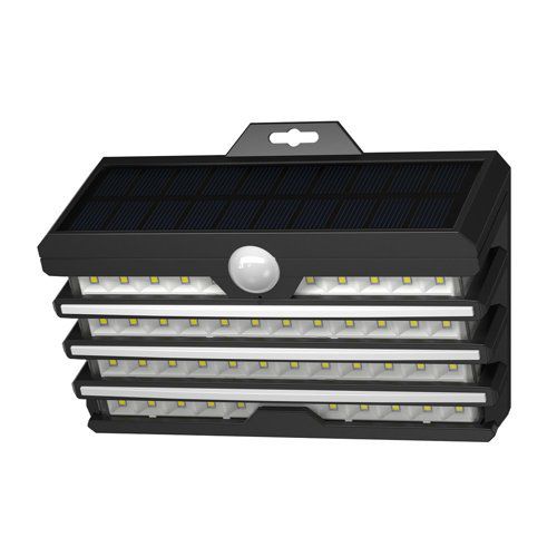 LED lauko šviestuvas su saulės baterija ir judesio davikliu, 5.1W, 1800mA, IP65, BASEUS