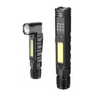 Flashlight G19, multifunction, with magnet, SMD + COB + RED, 200lm, 5+2W, rechargable