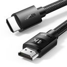 Kabelis HDMI-HDMI kištukai 1m (HDMI 2.0 4K@60Hz) juodas su šarvu HD119 UGREEN