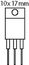 Tranzistorius PNP 60V 10A 75W B:20-100 TO220 MJE2955T