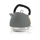 Electric Kettle | 1.8 l | Soft-Touch | Grey | Rotatable 360 degrees | Concealed heating element | Strix® controller | Boil-dry protection