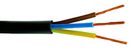 Cable OMY 3x0.75mm²; round; stranded; Cu; PVC; black; 300V