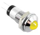 Indicator:LED;prominent;Lamp colour:yellow;dcutout:8.2mm