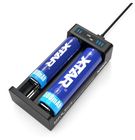 Charger 1-2 Li-ion batteries 3.7V 10440-26650 with LCD from USB