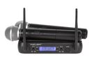 Bevielių dviejų kanalų rankinių mikrofonų komplektas 170-270 MHz VHF WR-358LD