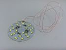 LED module 12Vdc 1.5W, 24xSMD3014 264lm warm white, with wires