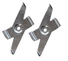 Clips 2pcs set for flush mounting for linear luminaires RAGGIO, ORO