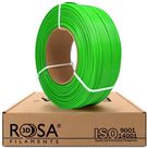 3D plastikas PLA žalia 1.75mm 1kg refill pakuotė Rosa3D