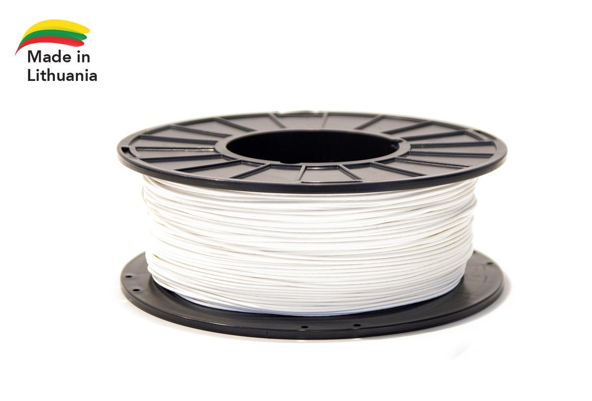 3D spausdinimo medžiaga PLA balta 1.75mm 1kg FILALAB PLA-WHITE-175-1-FIL 4779051440108