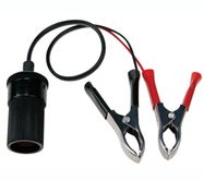 12V CIGAR LIGHTER ADAPTOR WITH BATTERY CLAMPS