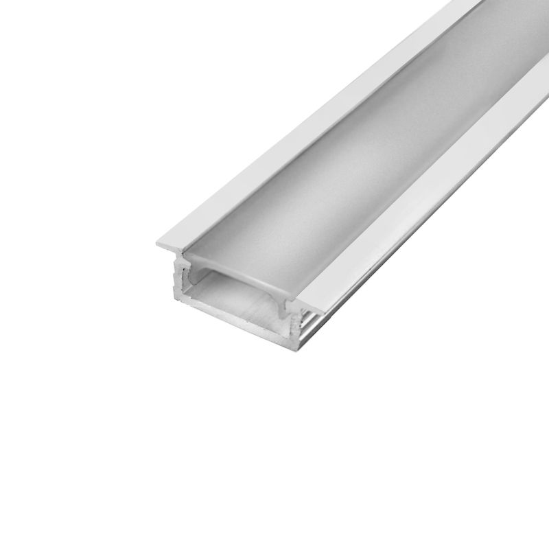 Profilis aliuminis baltas LED juostoms įleidžiamas PROF-151 1m PROF-151-1Mw