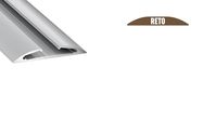 Анодированный алюминиевый профиль для светодиодной ленты, RETO, 1м, LUMINES