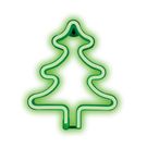 LED NEON kalėdinė dekoracija EGLUTĖ, žalia, 5V USB / 3xAA