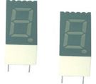 Display LED single 7-segment 9.14mm green 0.8-1.9mcd anode