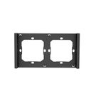 Frame for 2 M5-80 smart wall switches, horizontal, black, SONOFF
