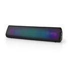 Bluetooth® Speaker | Maximum battery play time: 6 hrs | Table Design | 18 W | Stereo | Built-in microphone | Linkable | Black