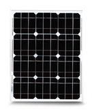Saulės baterija monokristalinė 20W 18.5V 1.09A, 440x350x25mm