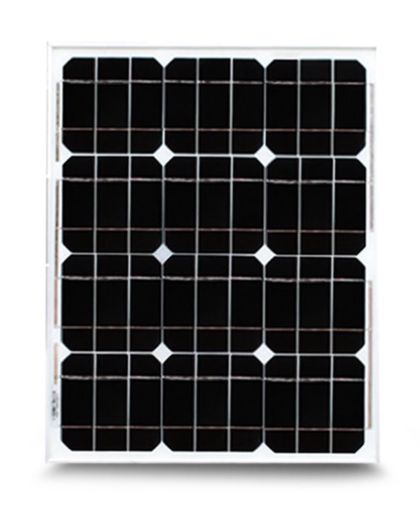 Saulės baterija monokristalinė 20W 18.5V 1.09A, 440x350x25mm SPM040201200 8719076047391
