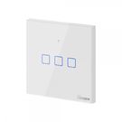 3 channel smart touch wall switch SONOFF, controlled by Wi-Fi, 240W/1 channel, 720W/total, 230VAC, Sonoff