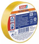 Soft PVC Insulation tape tesaflex 53988, 20mx19mm, yellow, TESA