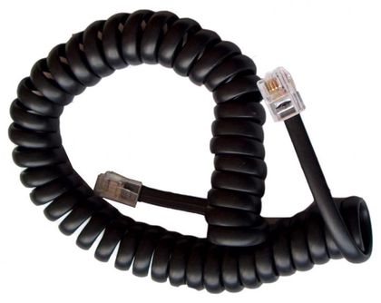 Спиральный шнур для телефонной трубки СП1-4/4Б 4м TF-SP4B 5410329213404; 5900804012528; 5901436719182
