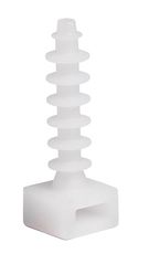 Screw Saddle Cable Support 6x34 white  (100 pcs), THORGEON