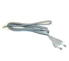 Cable;CEE 7/16 (C) plug,wires;PVC;grey;1.8m;2x0,75mm2;2.5A