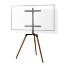TV Floor Stand | 50 - 65 " | Maximum supported screen weight: 35 kg | Scandinavian Design | Rotatable | Anti-tip strap | Snap-lock | Aluminium / Steel | Black