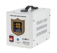PROsinus-800 12V/230V 800VA/500W Power inverter with sinusoidal output voltage and charging function, white