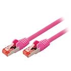 CAT6 S/FTP Network Cable RJ45 (8P8C) Male - RJ45 (8P8C) Male 5.00 m Pink VLCP85221P50