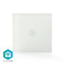 SmartLife Wall Switch | Wi-Fi | Single | Wall Mount | 1000 W | Android™ / IOS | Glass | White